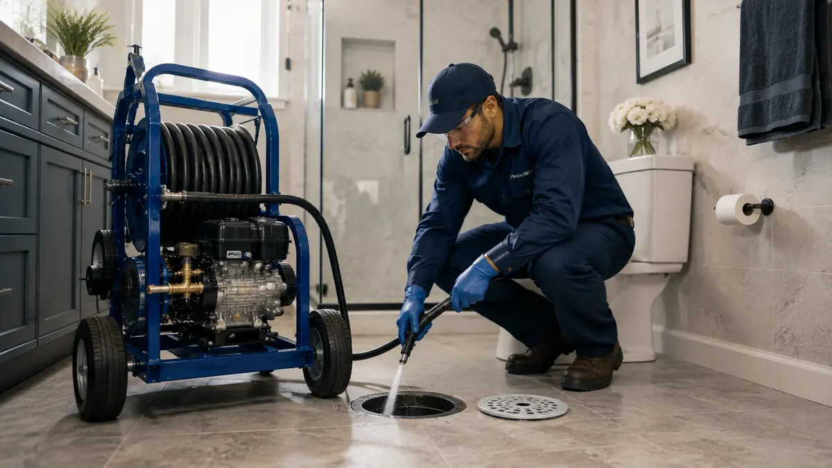 Bathroom Drain Hydro Jetting in Chowchilla