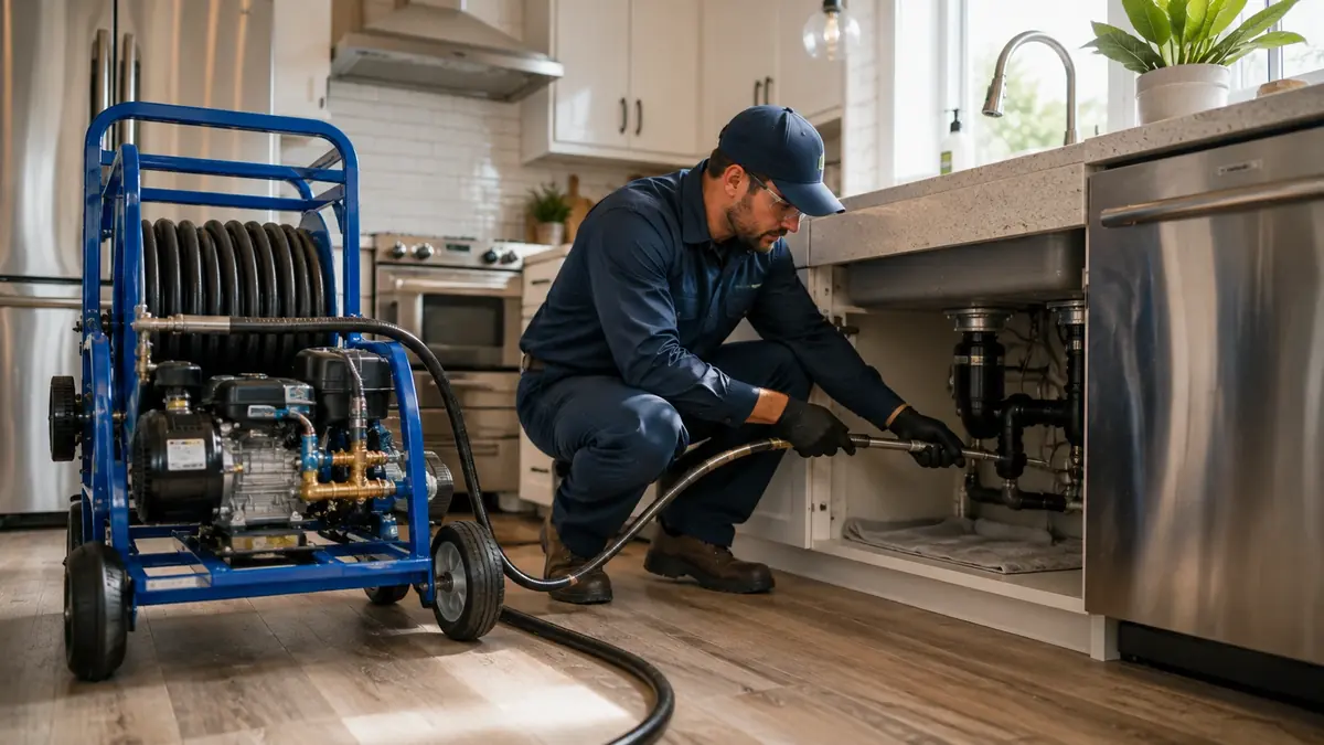 Kitchen Drain Hydro Jetting in Chowchilla