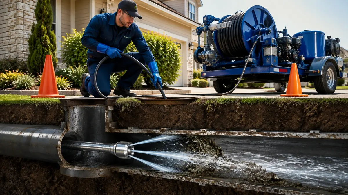 Main Sewer Line Hydro Jet Cleaning in Chowchilla